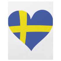 sweden heart icon flyers