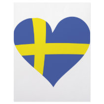 sweden heart icon letterhead