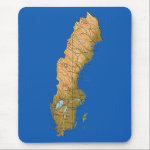 Sweden Map Mousepad