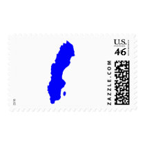 Sweden Map postage