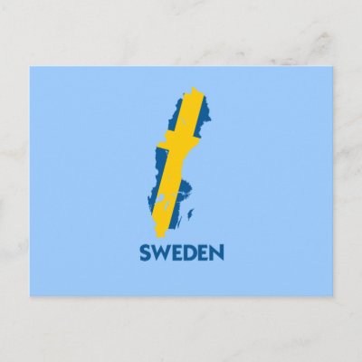 blank sweden map