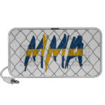 Sweden MMA white doodle speaker