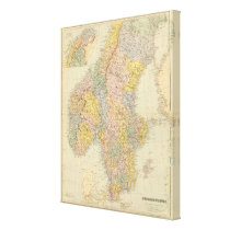 Sweden, Norway Canvas Print