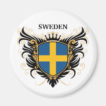 Sweden [personalize] fridge magnets