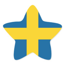 sweden star sticker
