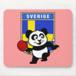 This is a cute shirt for table tennis players and fans. Panda loves to play table tennis in front of this flag of Sweden! This table tennis panda shirt is a great gift for table tennis players and fans!
