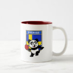 This is a cute shirt for table tennis players and fans. Panda loves to play table tennis in front of this flag of Sweden! This table tennis panda shirt is a great gift for table tennis players and fans!