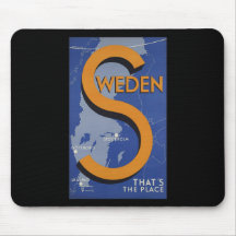 Sweden That's The Place Mouse Pads