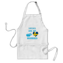 Swedes are my Homies Aprons