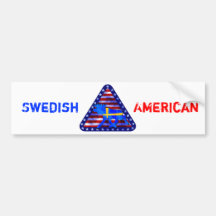 Swedish-American Moose Bumper Stickers