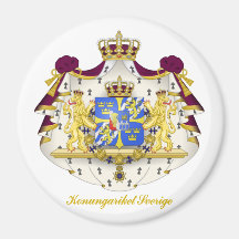 Swedish Coat of Arms Refrigerator Magnets