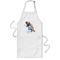 "Swedish Cook" Kitchen Witch Riding Spoon apron