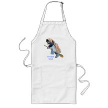 "Swedish Cook" Kitchen Witch Riding Spoon apron