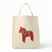 Swedish Dala Horse bags by cowboyannie Swedish Dala Horse bags