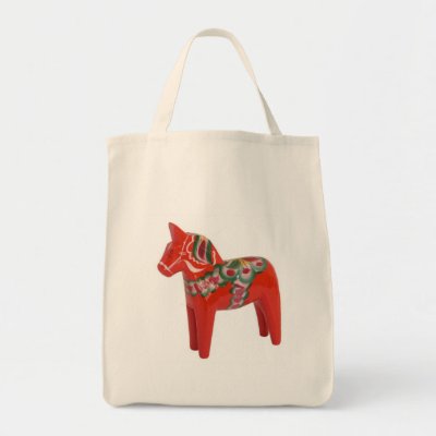 Swedish Dala Horse bags