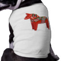 Swedish Dala Horse pet clothing