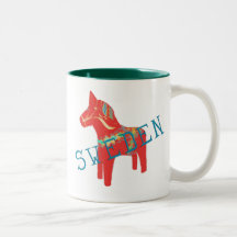 Swedish Dala Horse gifts & greetings Coffee Mugs