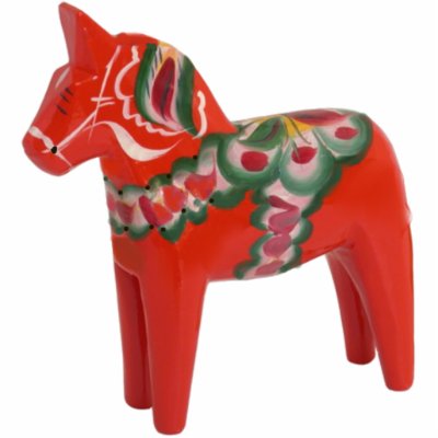 Swedish Dala Horse photo sculptures