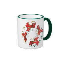 Swedish Dala Horses Mugs