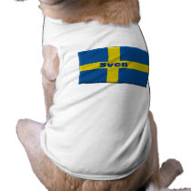 Swedish Doggie: Custom Name pet clothing by ScandinavianGifts Swedish Doggie: Custom Name pet clothing