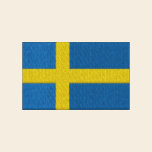 Swedish Flag embroidered shirts