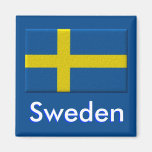 Swedish Flag Fridge Magnet