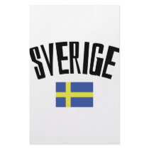 swedish flag icon stationery