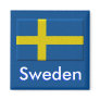 Swedish Flag Fridge Magnet
