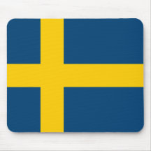 Swedish Flag Mouse Mat