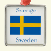 Swedish Flag Ornament