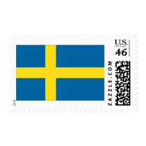 Swedish Flag Postage Stamp