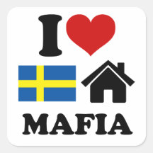 Swedish House Music Square Stickers