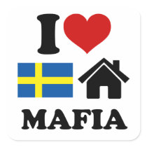 Swedish House Music Square Stickers