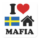 Swedish House Music Square Stickers