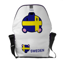 Swedish Kuma-chan messenger bags
