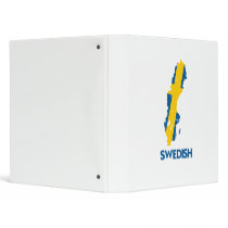 SWEDISH MAP 3 RING BINDER