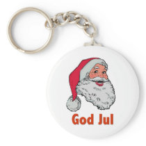 Swedish/Norwegian Santa Keychain