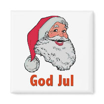 Swedish/Norwegian Santa Refrigerator Magnet