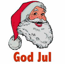 Swedish/Norwegian Santa Photo Cut Outs