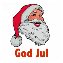 Swedish/Norwegian Santa Print print