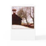 Swedish old buildings Christmas card