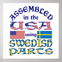 Swedish Parts Poster