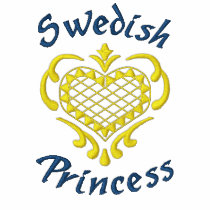 Swedish Princess embroidered shirts
