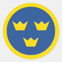 Swedish Roundel sticker