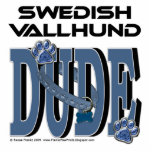 Swedish Vallhund DUDE Acrylic Cut Out