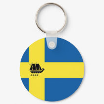 Swedish Viking Flag keychains by cowboyannie Swedish Viking Flag keychains