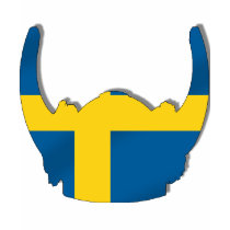 Swedish Viking helmet flag of Sweden t-shirts