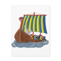 Swedish Viking Ship postcards