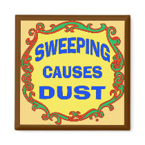 Sweeping Causes Dust magnets