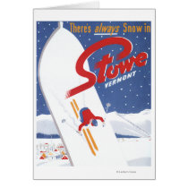 Sweeping S - There's Always Snow Promo Poster Card